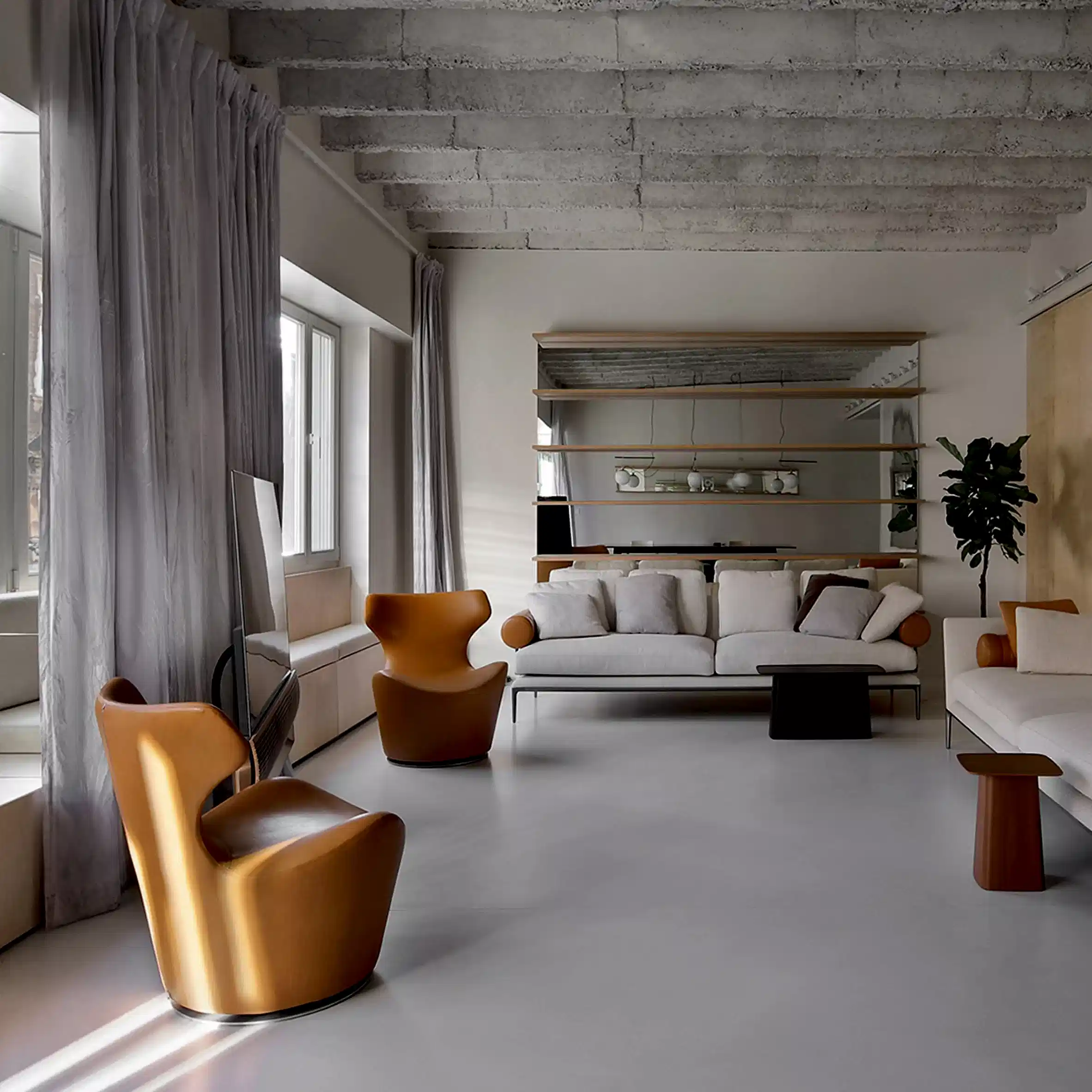 mikrobeton zemin gri